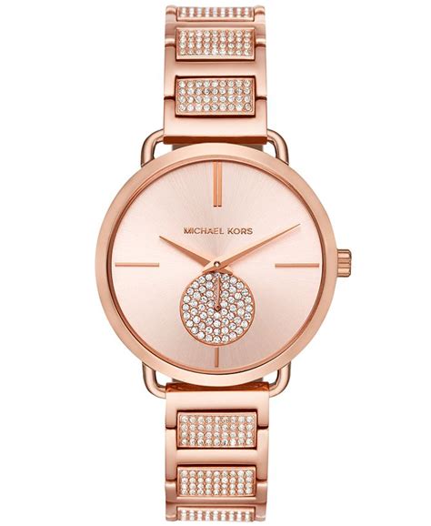 michael kors ladies portia watch|Mini Portia Pavé Rose.